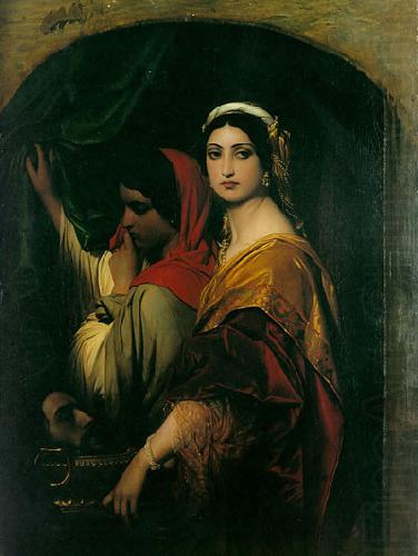 Hippolyte Delaroche Herodias, 1843, Wallraf-Richartz-Museum, Cologne, Germany. china oil painting image